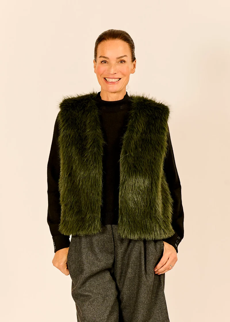 Fake Fur Weste