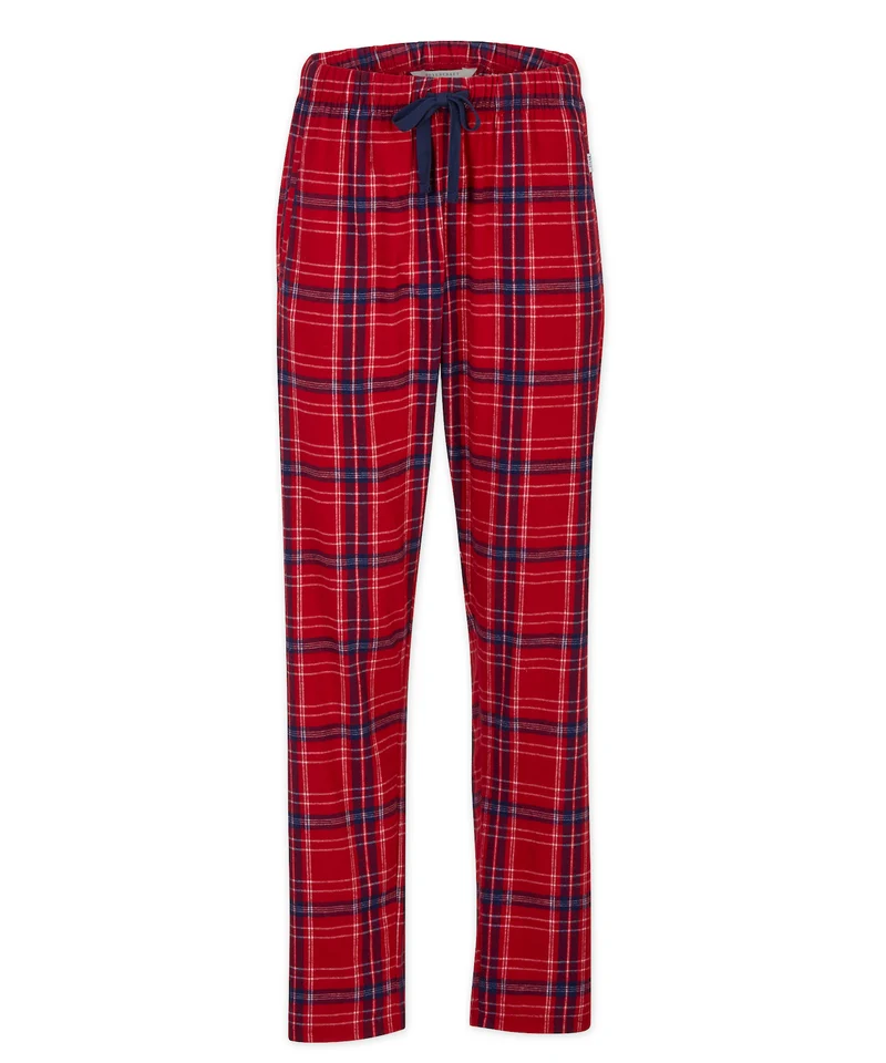 Girls/children Brushed Cotton Red/Navy Pyjama Bottoms